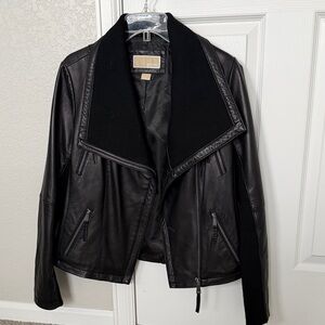 MICHAEL Michael Kors Black Leather Jacket